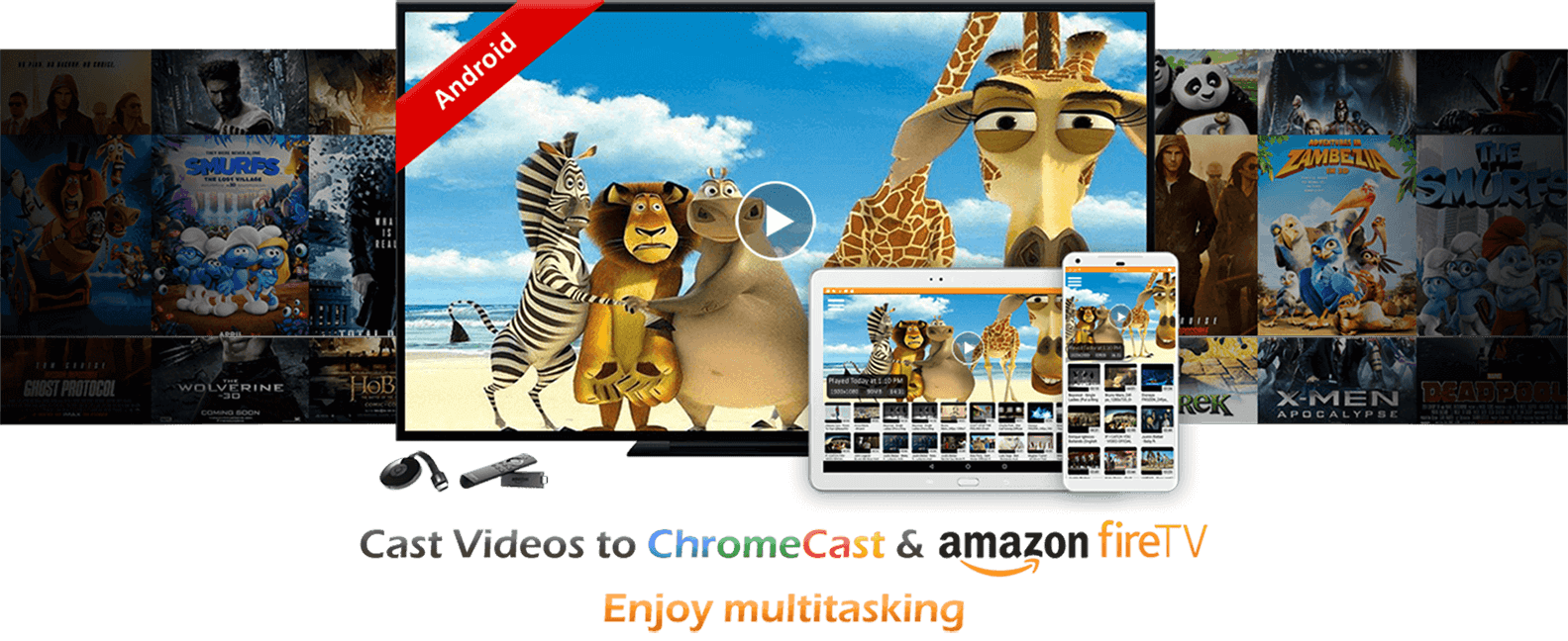 Best Casting Video Player on Android Mobile & Tablet