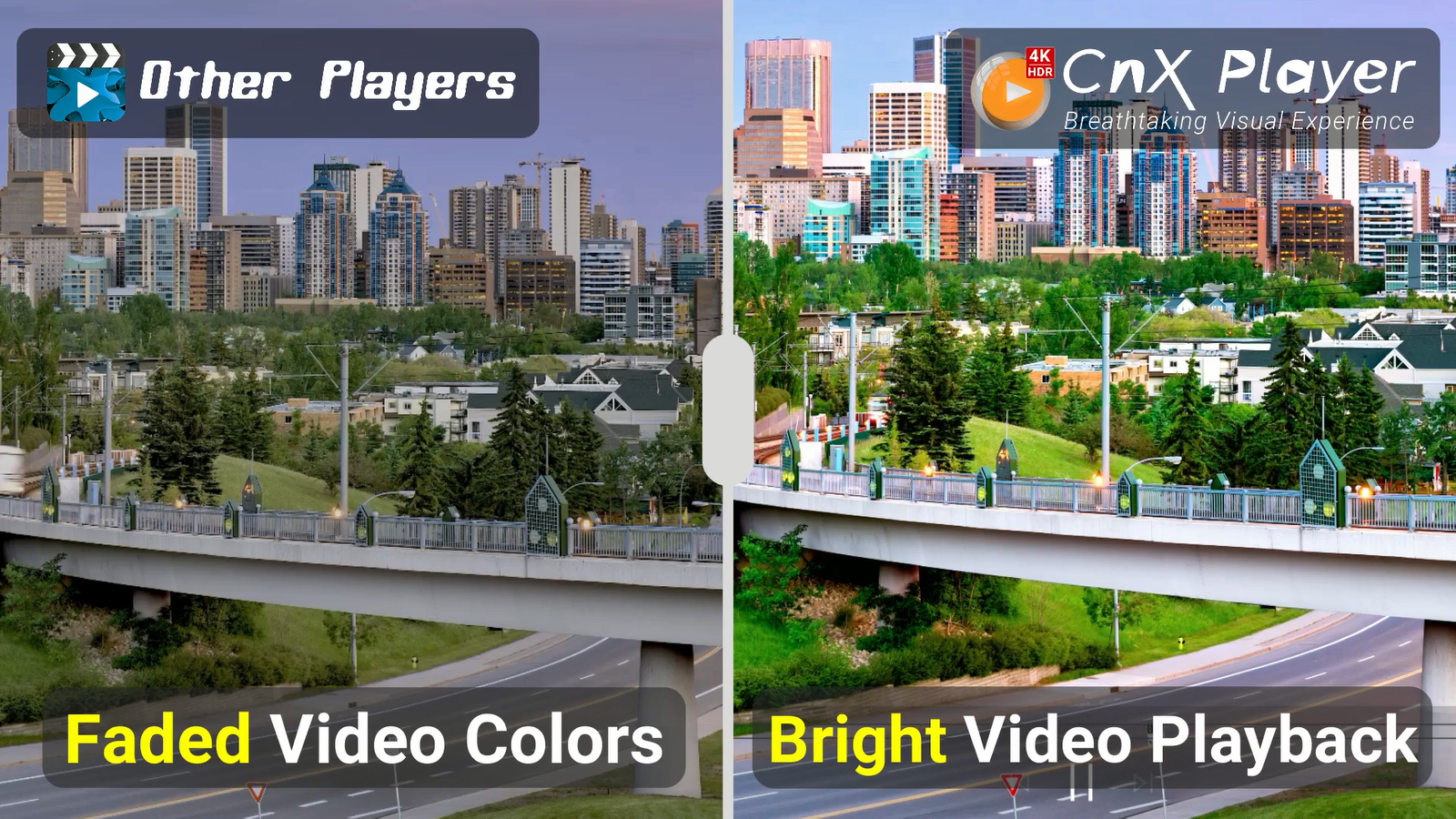 Bright Video Playback