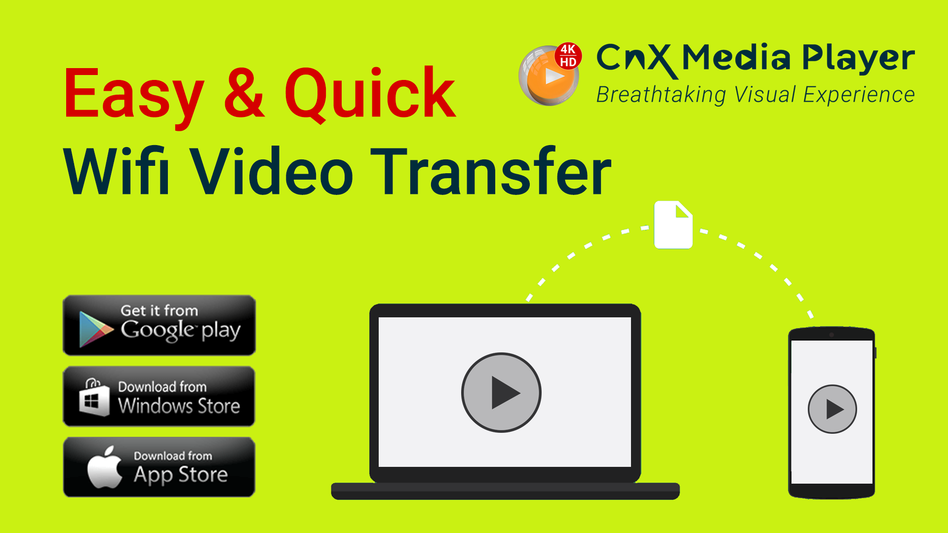 Wifi video transfer  from  PC to phone/tablet