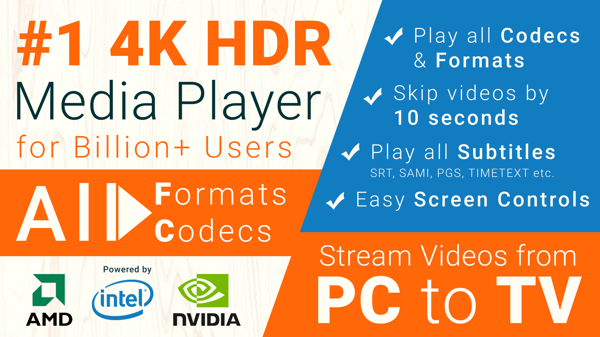 CnX Player – Top 4K HDR / UHD Video Player
