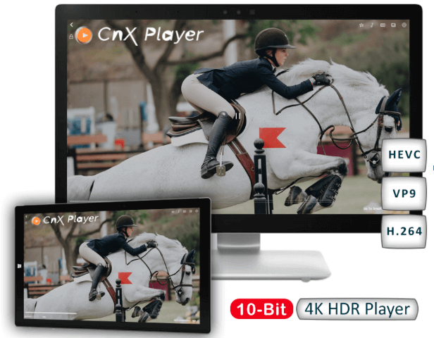 CnX Player apps compatible 4K formats