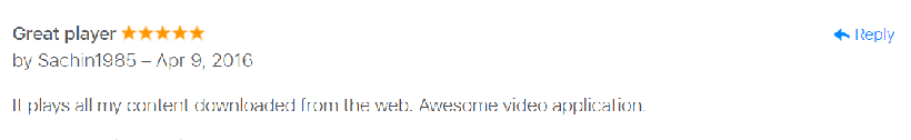 Archived CnX Player iPhone user review screenshot