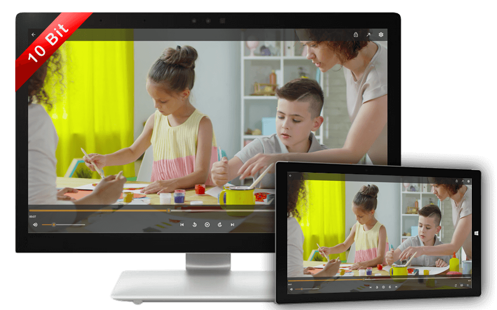 Best Media Player Microsoft Certified  Windows 10 & surface 4K HDR Video  Player #cnxplayer 