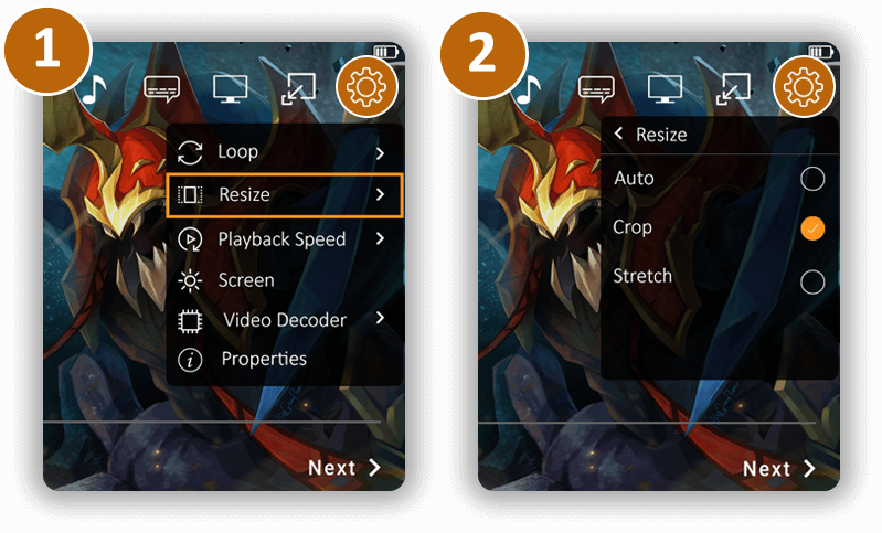 Resize Visual Experience