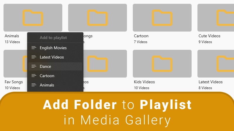 Add Folder to Playlist