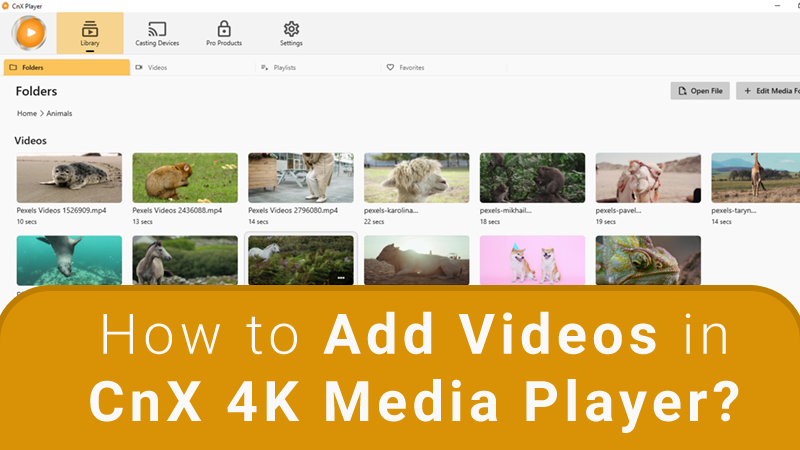 Add videos