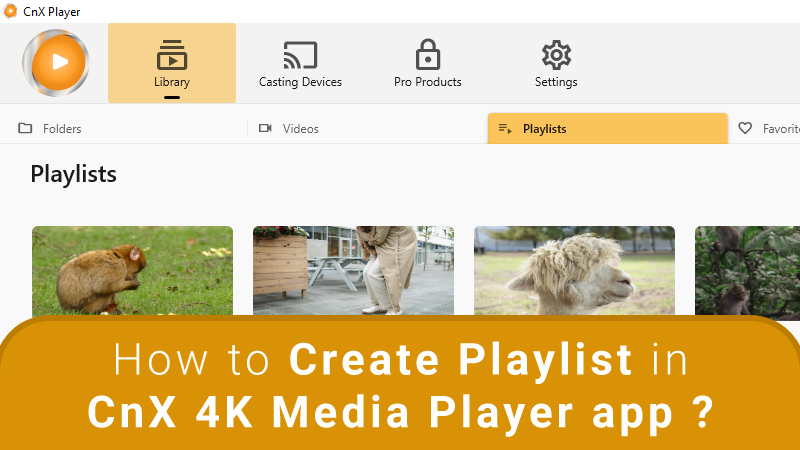 Create Playlist